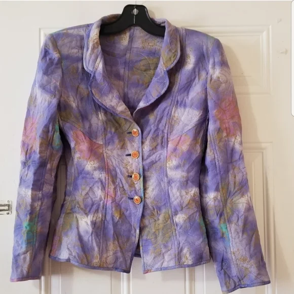 Emanuel Ungaro 2 piece Set Skirt and Blazer Size 10 - Picture 1 of 15